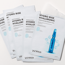 Load image into Gallery viewer, WONJIN Effect Hydro Rise Hyaluronic Concentrated Essence Mask | hebeloft