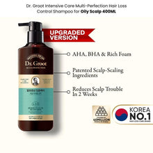 Load image into Gallery viewer, Dr. Groot Intensive Care Multi-Perfection Hair Loss Control Shampoo for Oily Scalp 400ML | hebeloft