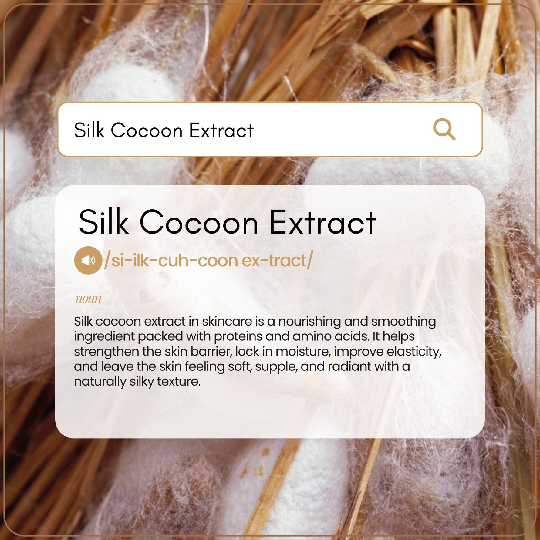 Silk Cocoon Extract
