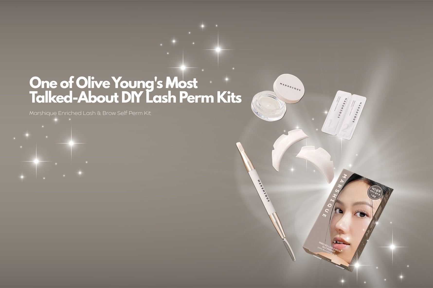 One of Olive Young's Most Talked-About DIY Lash Perm Kits