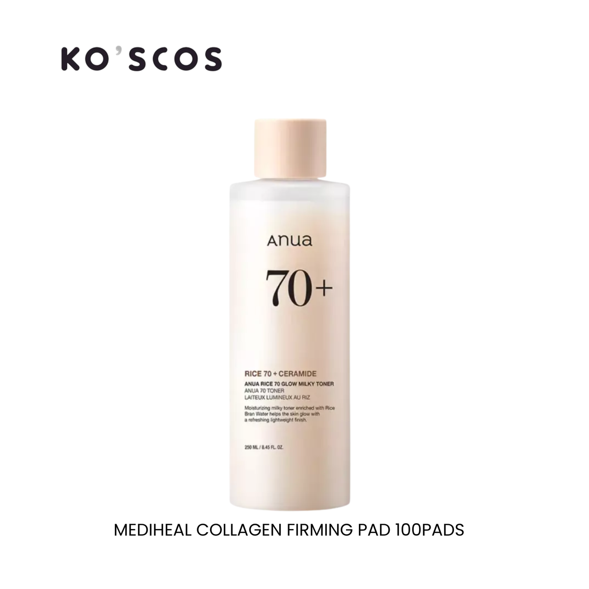 Anua Rice Milky Toner 250ml