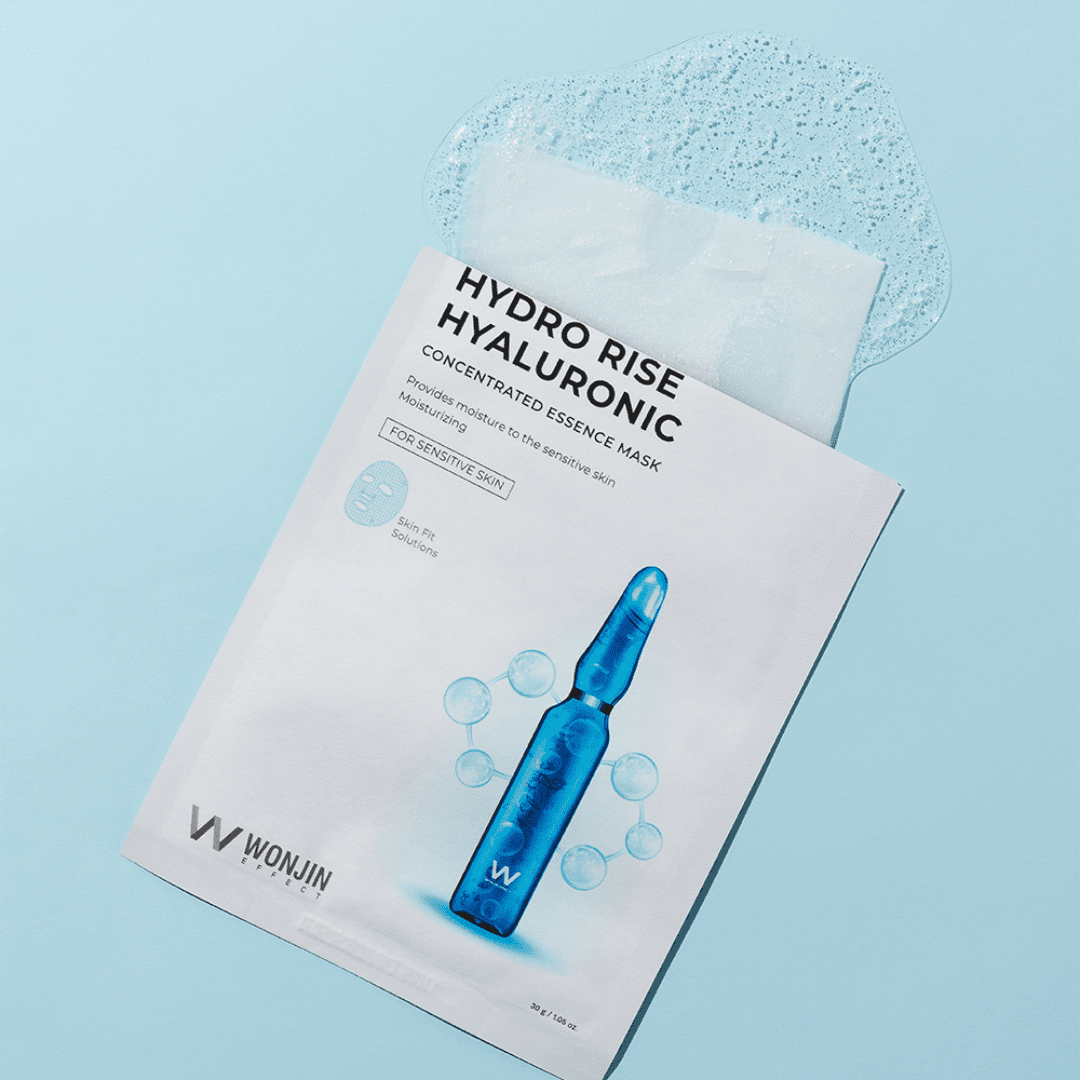 WONJIN Effect Hydro Rise Hyaluronic Concentrated Essence Mask | hebeloft