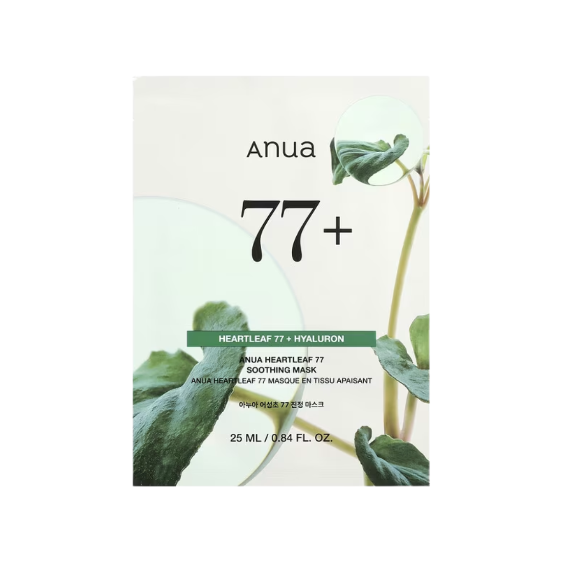 Anua Heartleaf 77 Soothing Sheet Mask 25mlx10EA