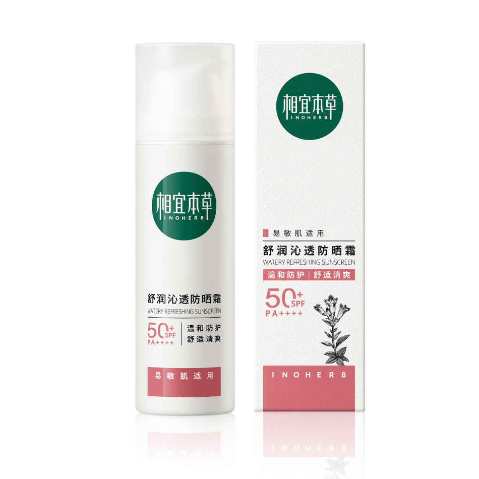 Inoherb Gentiana Watery Refreshing Sunscreen | hebeloft