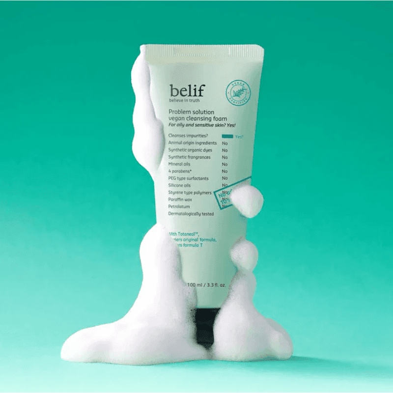 Belif Problem Solution Vegan Foam Cleanser 100ml | hebeloft