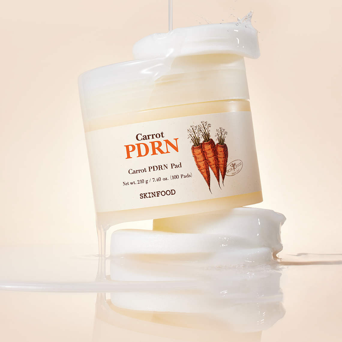 SKINFOOD Carrot PDRN Pad (100 Pads)
