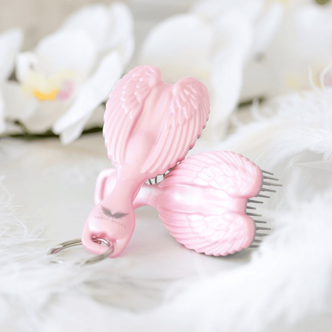Tangle Angel Keyring | hebeloft
