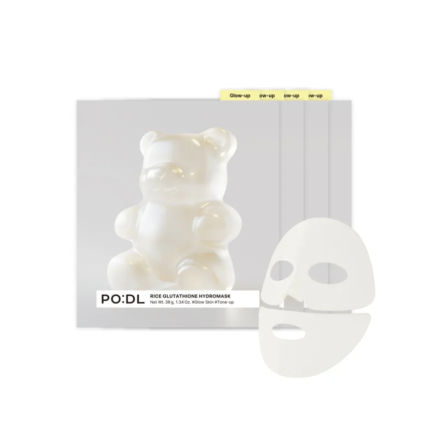 PO:DL Rice Gluthathione Hydromask 42g (4 sheets) | hebeloft