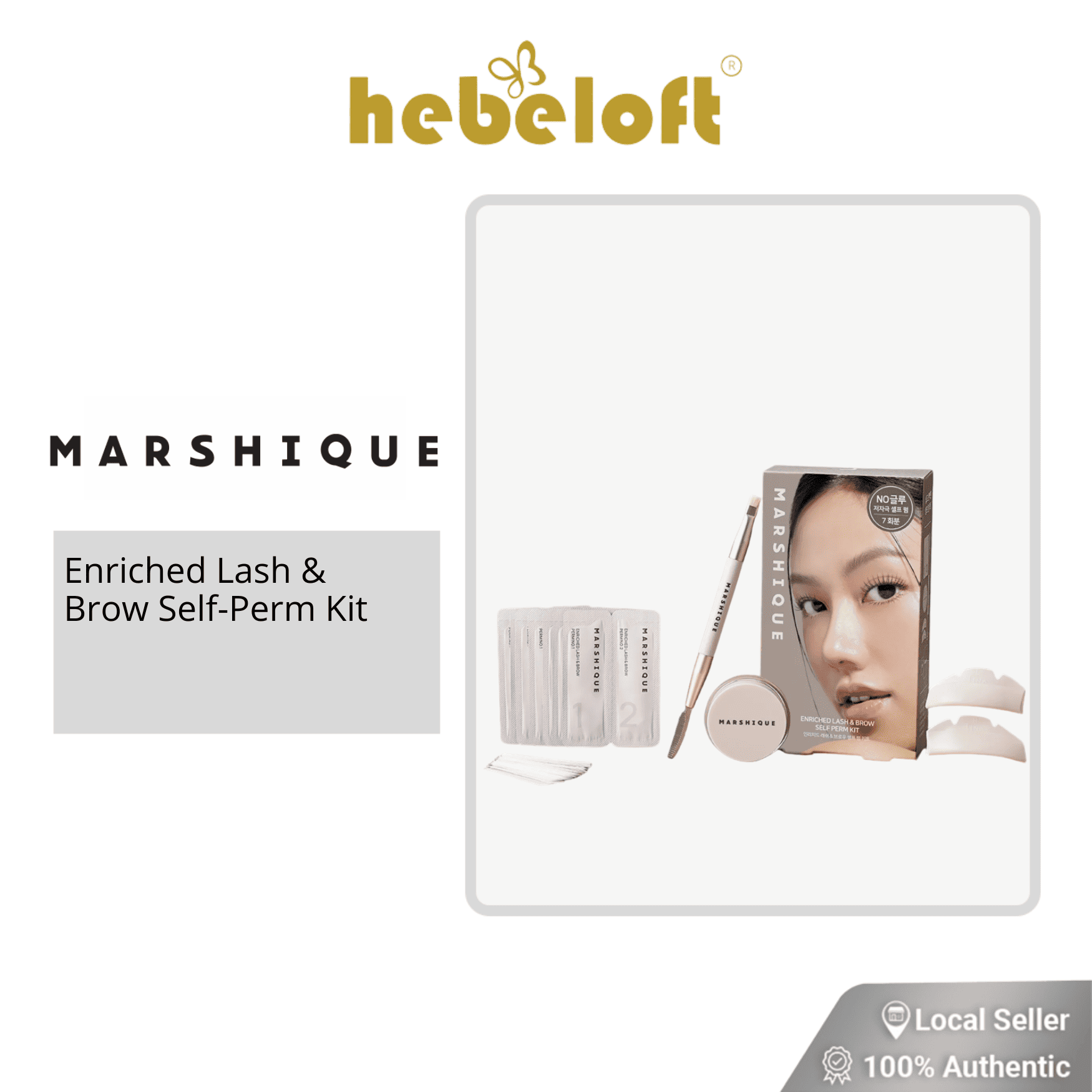 Marshique Enriched Lash & Brow Self Perm Kit | hebeloft