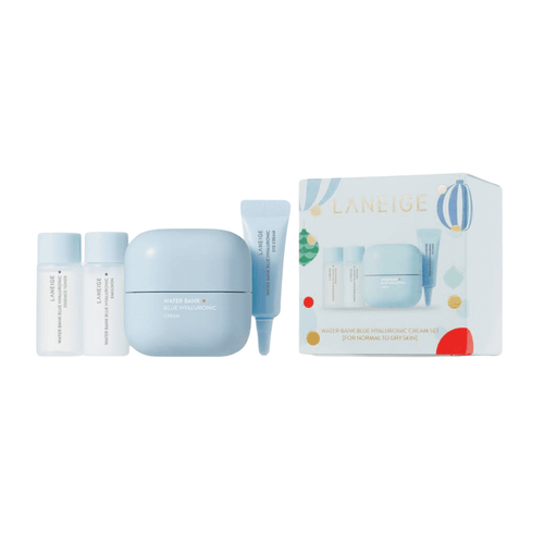 Laneige Holiday Water Bank Blue Hyaluronic Cream Set | hebeloft