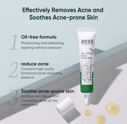INOHERB White Willow Bark Anti-Acne Gel 25G (NEW) | hebeloft