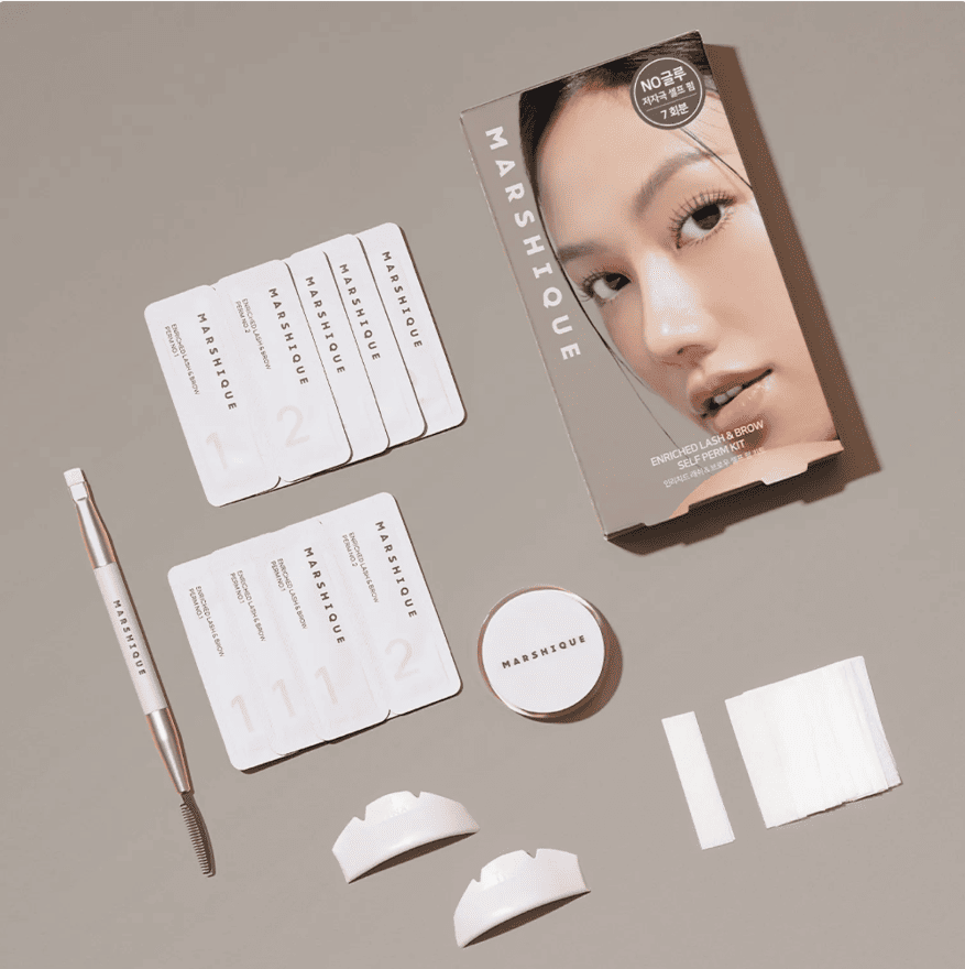 Marshique Enriched Lash & Brow Self Perm Kit | hebeloft