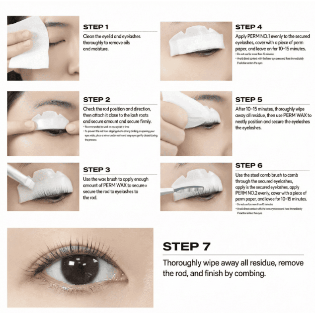 Marshique Enriched Lash & Brow Self Perm Kit | hebeloft