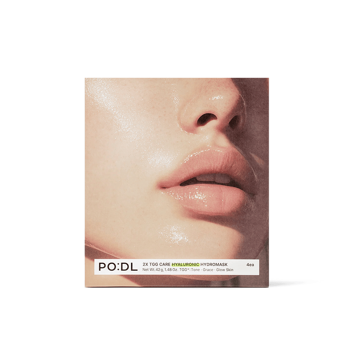 PO:DL 2X TGG Care Hyaluronic Hydromask 42g (4pcs) | hebeloft