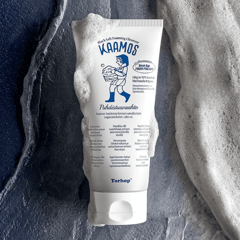 Torhop Kaamos Black Salt Foaming Cleanser 130g | hebeloft