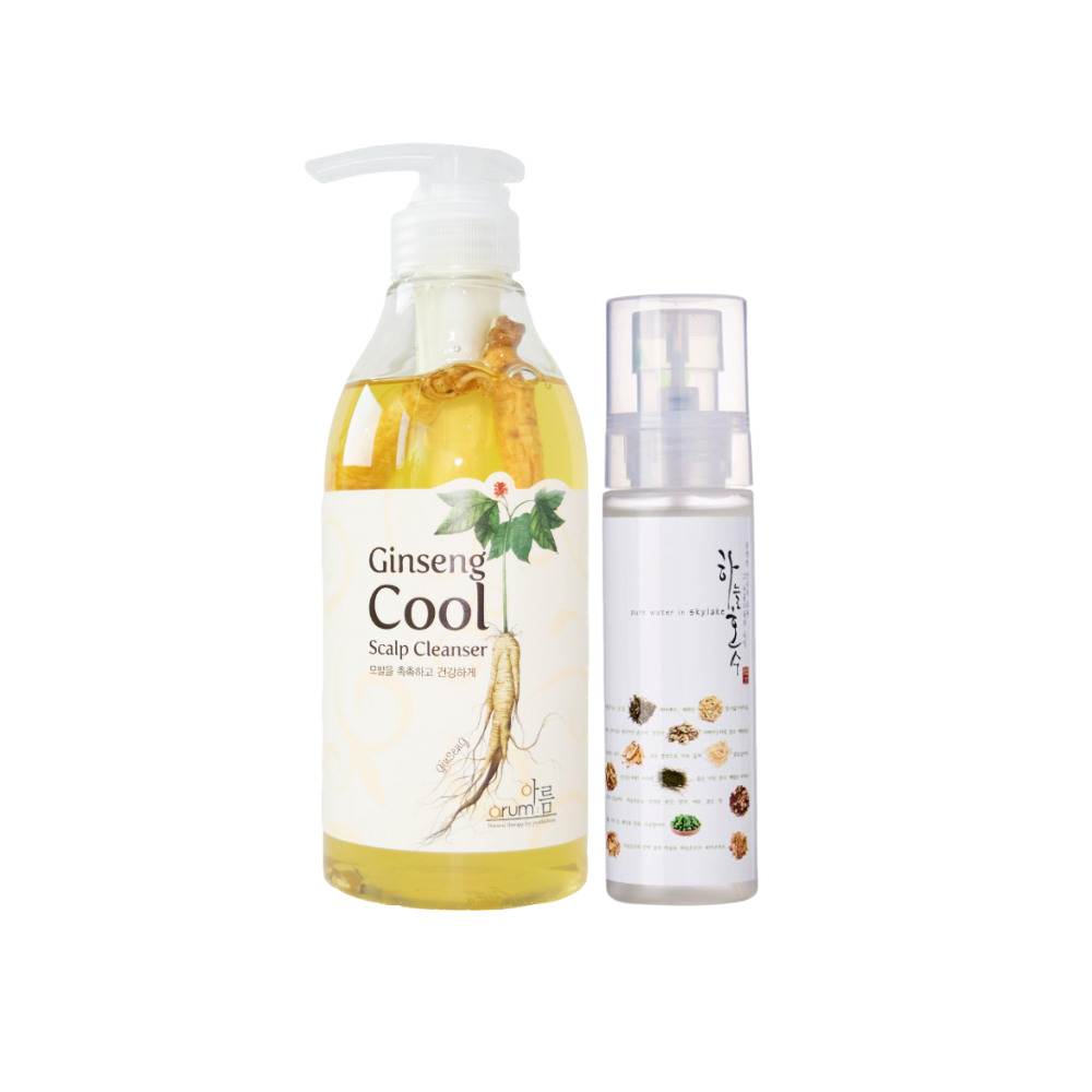 Arum Ginseng Cool Scalp Cleanser & Skylake Toner Set