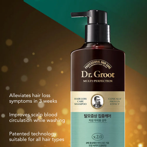 Dr. Groot Intensive Care Multi-Perfection Hair Loss Control Shampoo for Oily Scalp 400ML | hebeloft