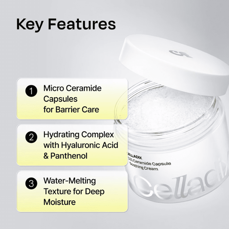 Celladix 131 Ceramide Capsule Soothing Cream 95ml | hebeloft