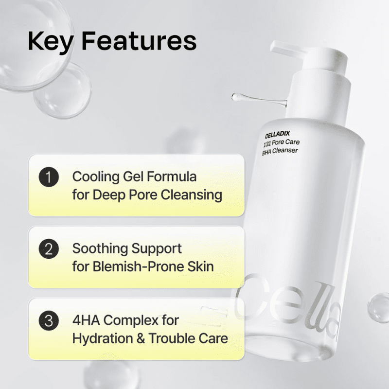 Celladix 131 Pore Care BHA Cleanser 200ml | hebeloft