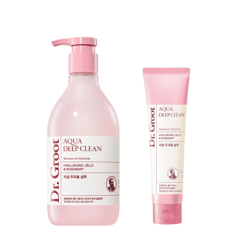 Dr Groot Aqua Deep Clean Shampoo Set 330ml + 100ml | hebeloft