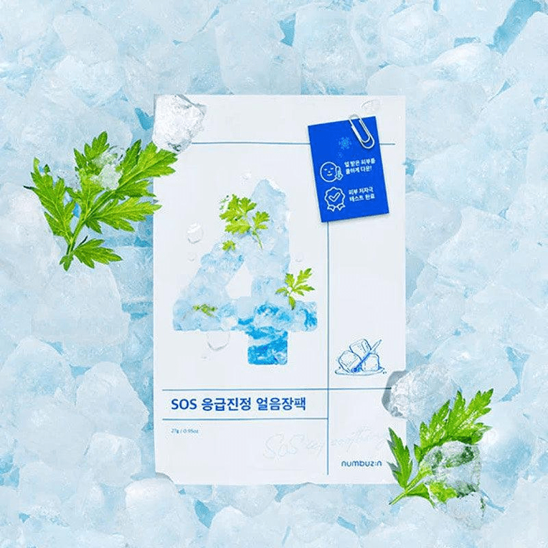 Numbuzin No.4 Icy Soothing Sheet Mask (5EA) | hebeloft