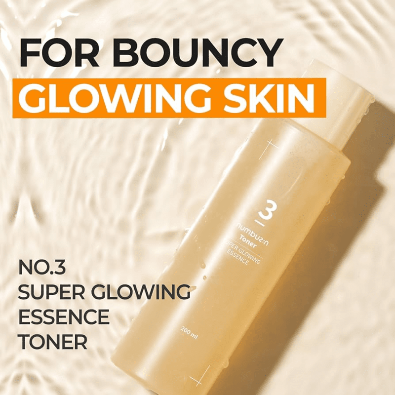 NUMBUZIN No.3 Super Glowing Essence Toner 200ml | hebeloft