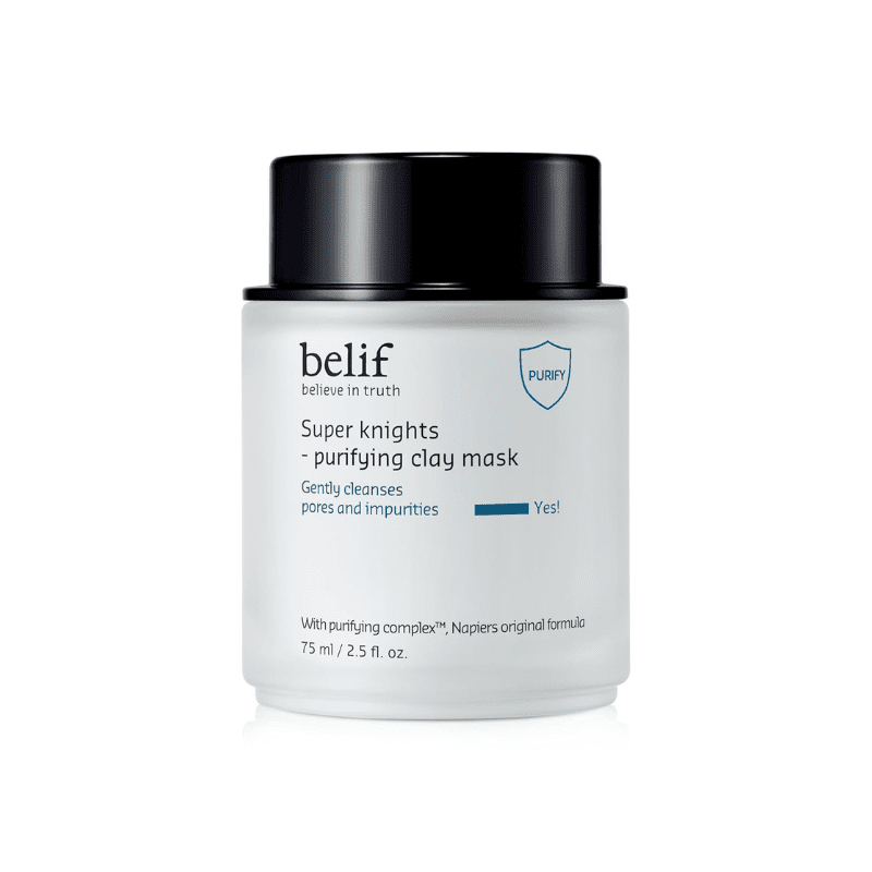 Belif Super Knights Purifying Clay Mask 75ml | hebeloft