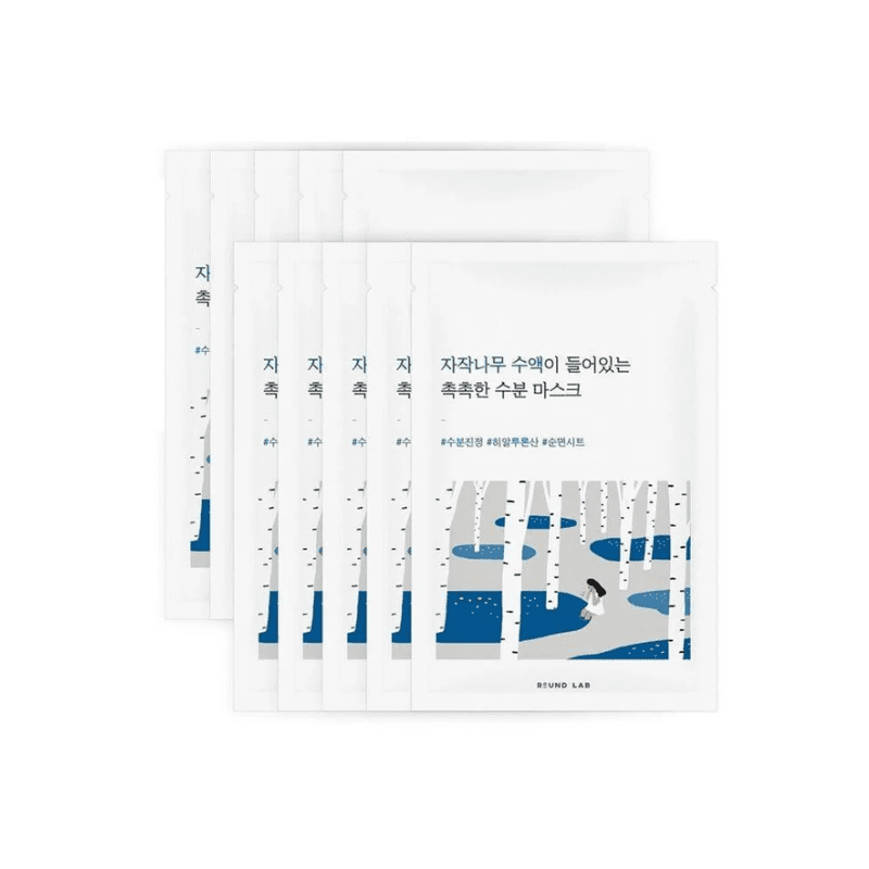 ROUND LAB Birch Juice Moisturizing Mask Sheet 10pcs x 25ml | hebeloft