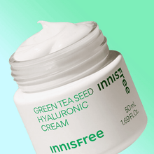 Load image into Gallery viewer, Innisfree Green Tea Seed Hyaluronic Cream 50ml | hebeloft
