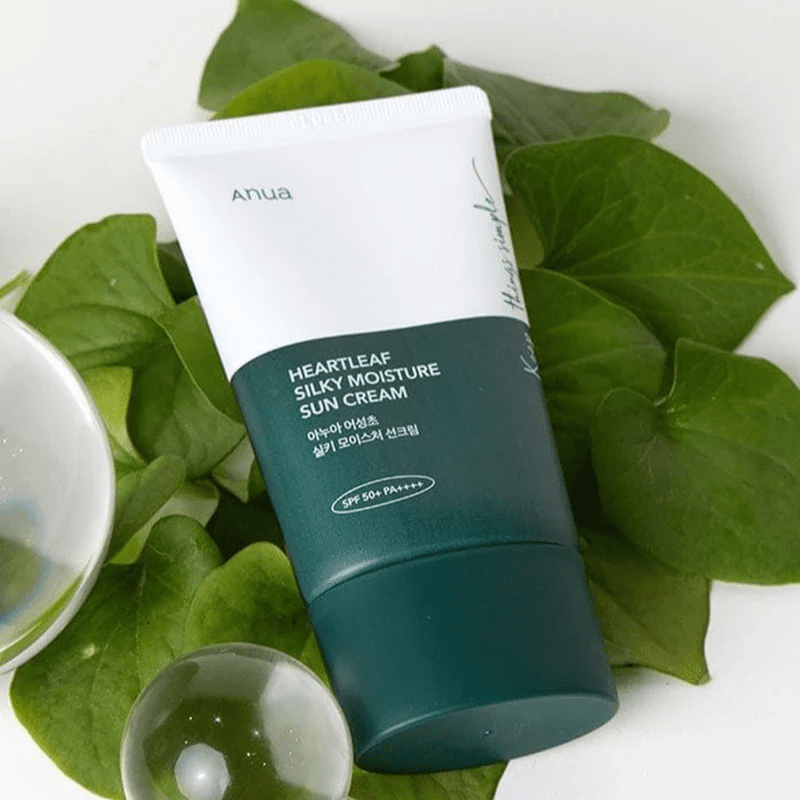 Anua Heartleaf Silky Sunscreen 50ml | hebeloft