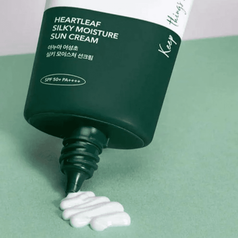 Anua Heartleaf Silky Sunscreen 50ml | hebeloft