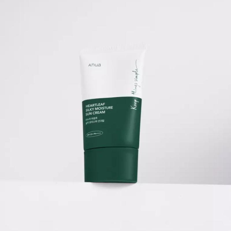 Anua Heartleaf Silky Sunscreen 50ml | hebeloft