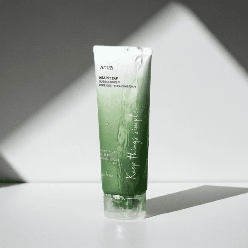 Anua Heartleaf Quercetinol Cleansing Foam 150ml | hebeloft