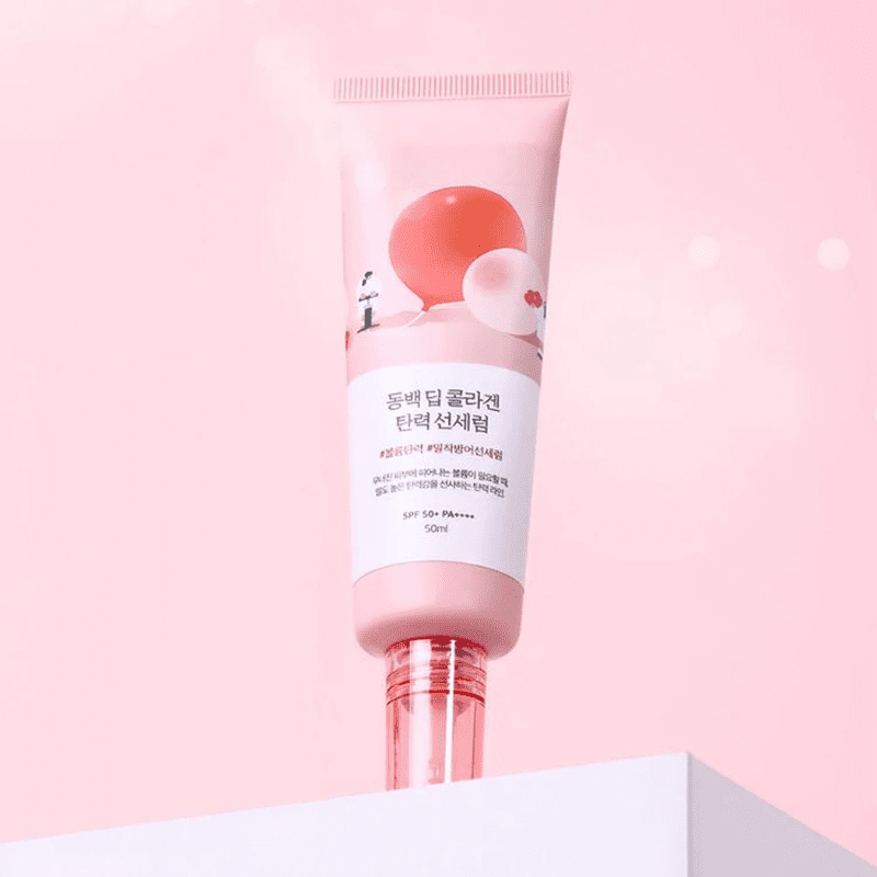 ROUND LAB Camellia Deep Collagen Firming Sun Serum 50ml | hebeloft