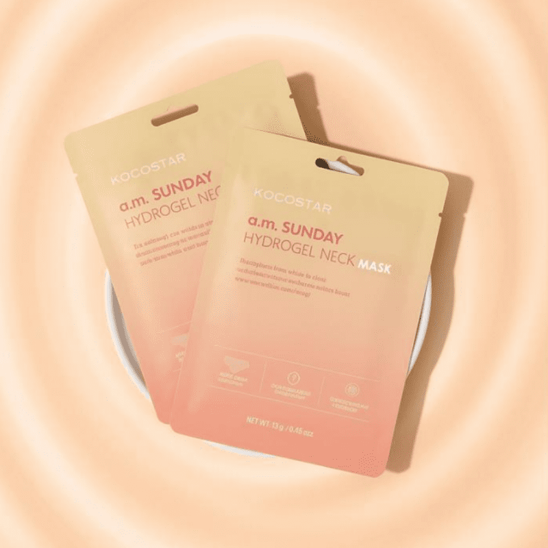 Kocostar a.m. Sunday Hydrogel Neck Mask | hebeloft