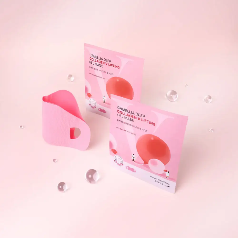 ROUND LAB Camellia Deep Collagen V Lifting Gel Mask | hebeloft