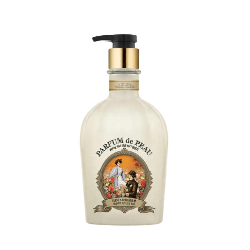 On The Body Veilment Parfum De Peau Peony & White Rose Body Cleanser 600ml | hebeloft