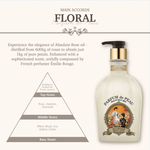 On The Body Veilment Parfum De Peau Peony & White Rose Body Cleanser 600ml | hebeloft