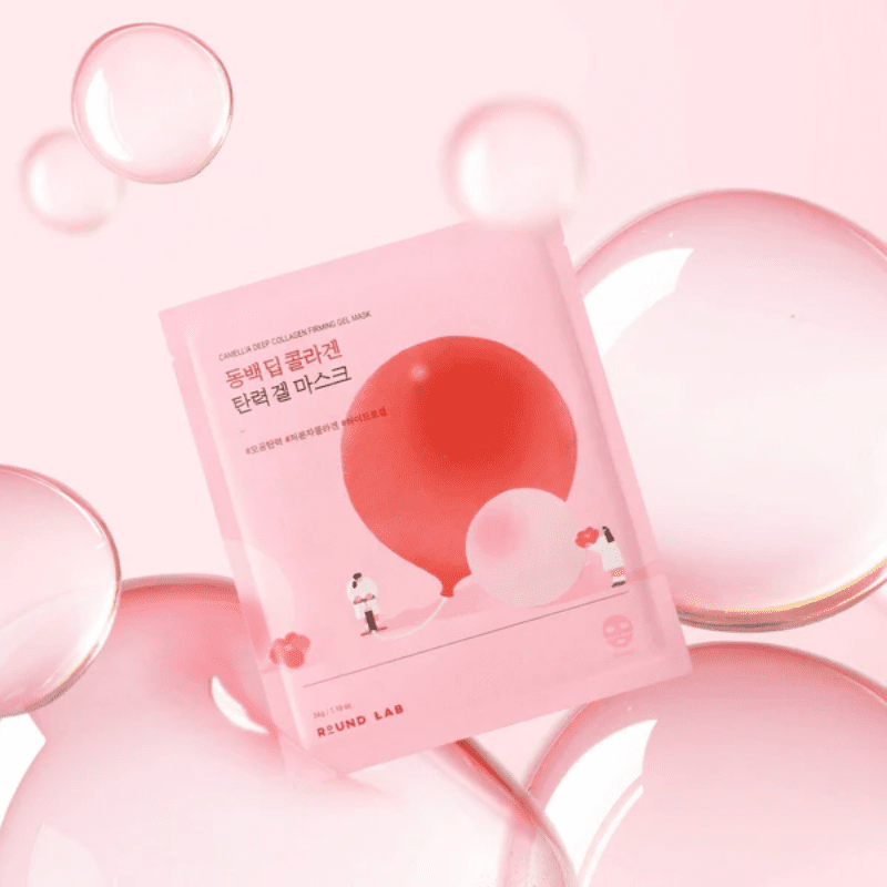 ROUND LAB Camellia Deep Collagen Firming Gel Mask | hebeloft