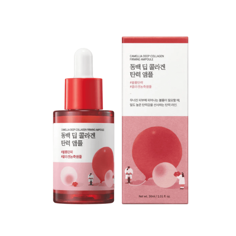 ROUND LAB Camellia Deep Collagen Firming Ampoule 30ML | hebeloft