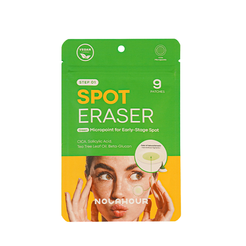 Nolahour Spot Eraser Green Step 1 (9 Patches) | hebeloft
