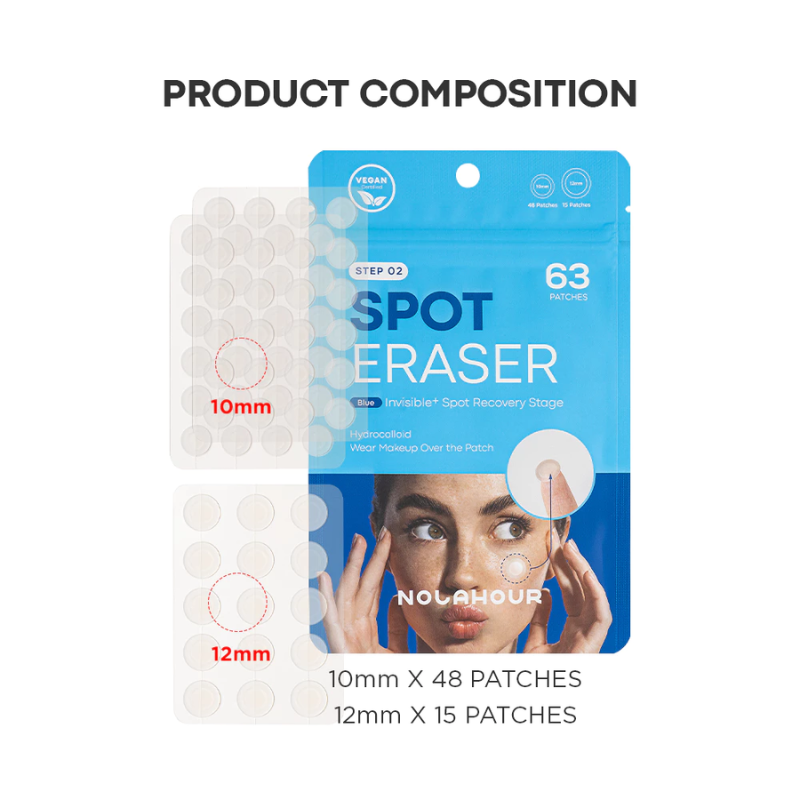 Nolahour Spot Eraser Blue Step 2 (63 Patches) | hebeloft