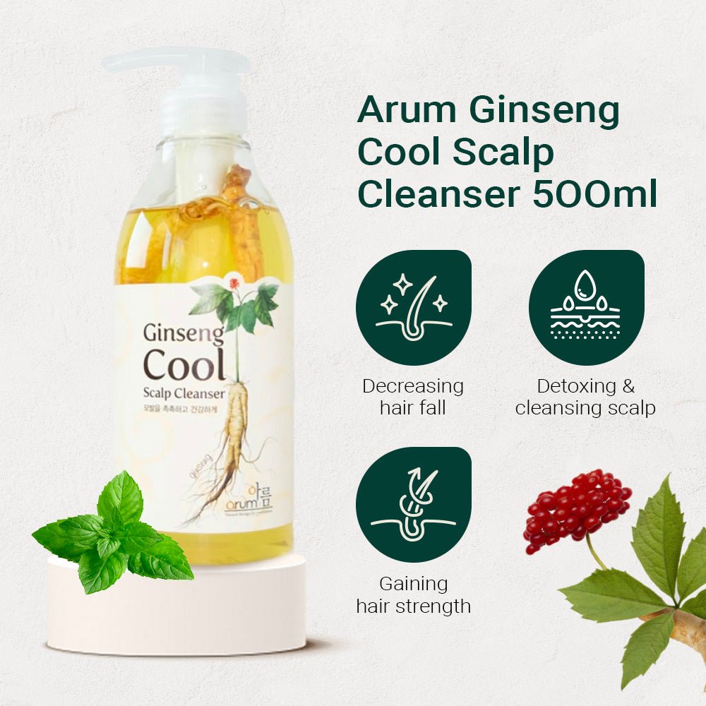 Arum Ginseng Cool Scalp Cleanser | hebeloft