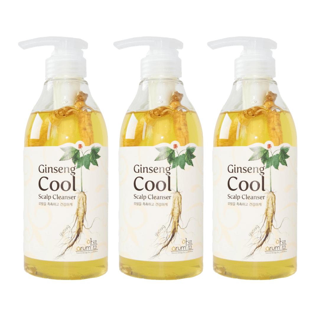 Arum Ginseng Cool Scalp Cleanser (Bundle of 3)